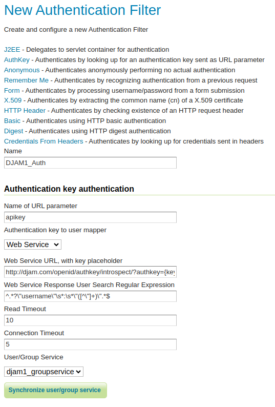 auth key provider